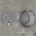 Stainless Steel Wire Mesh Round Basket With Lid Customized Welded Basket WE142101